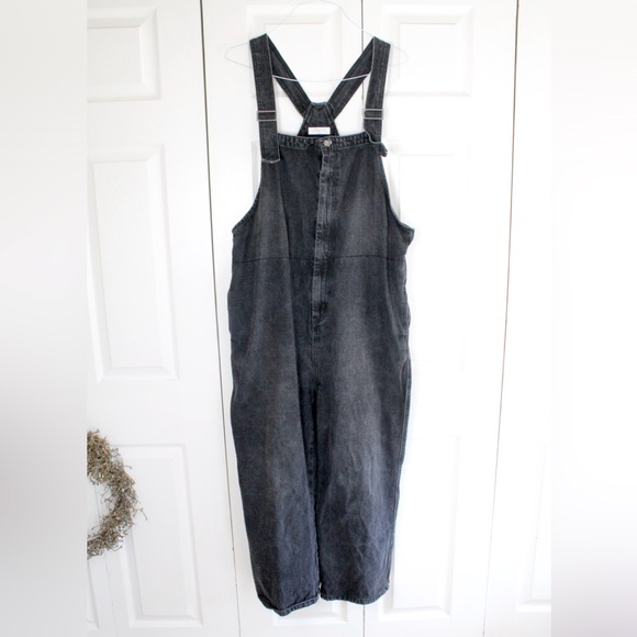 The Be Brand Pants - The Be Brand 100% Cotton Black Denim Overalls